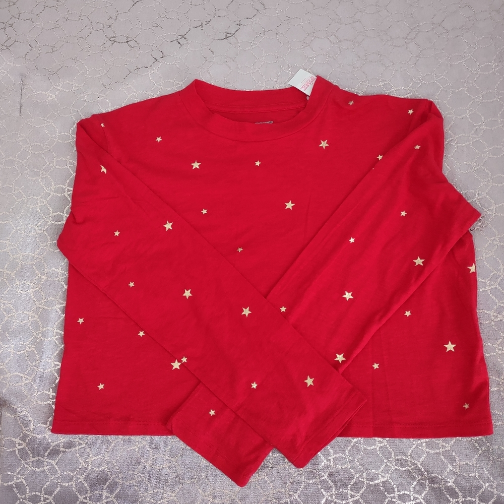 VS PINK Cropped Longsleeve T-shirt NWT